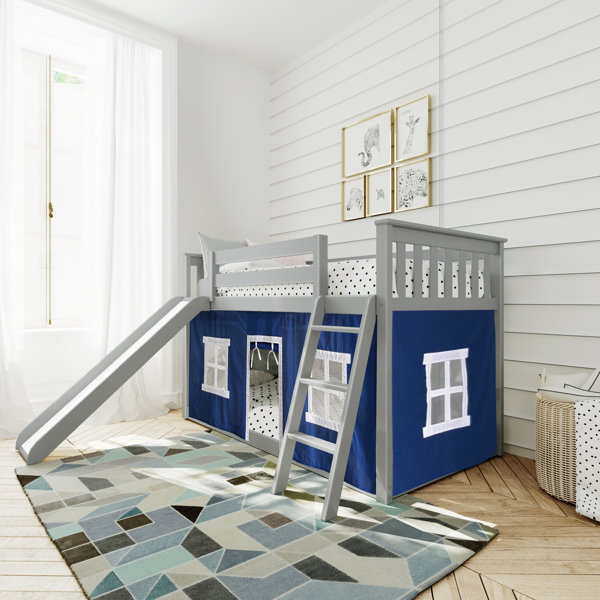 Isabelle & Max™ Meneses Twin Over Twin Solid Wood Bunk Bed by Isabelle